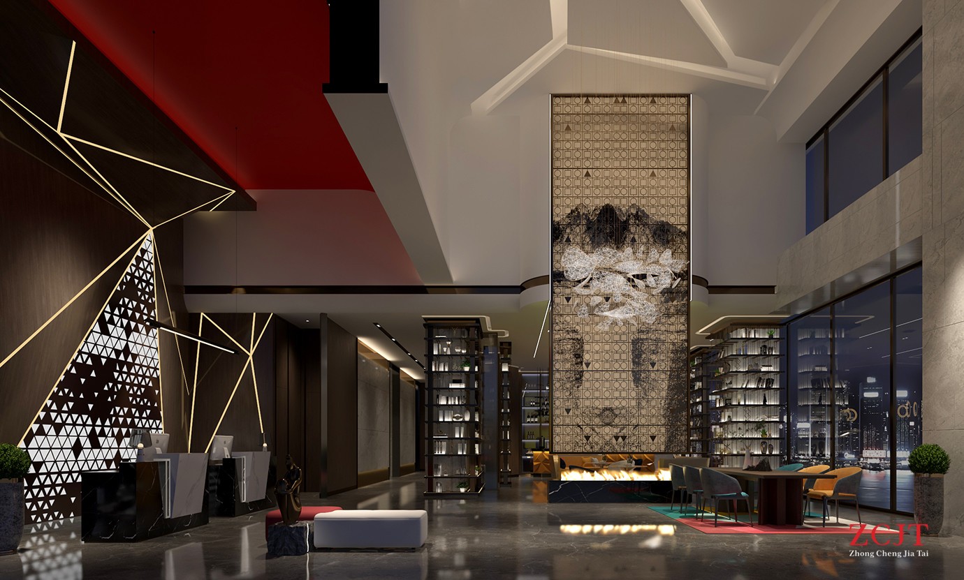 酒店接待大厅设计