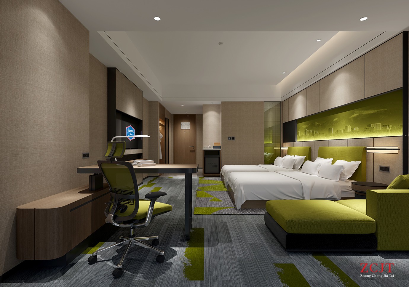 酒店客房标间设计