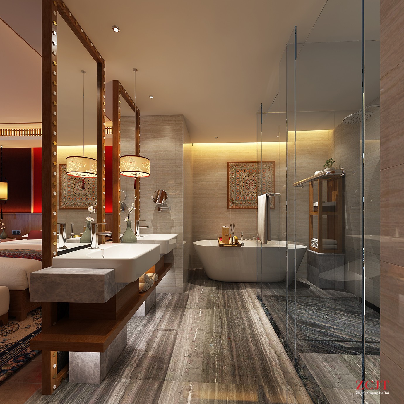 酒店洗浴间设计